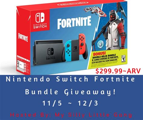 Nintendo Switch Fortnite Bundle Giveaway Ends 123