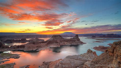 2560x1080px Free Download Hd Wallpaper View Of Lake Powell From