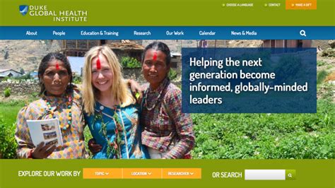 Duke Global Health Institute New Media Campaigns