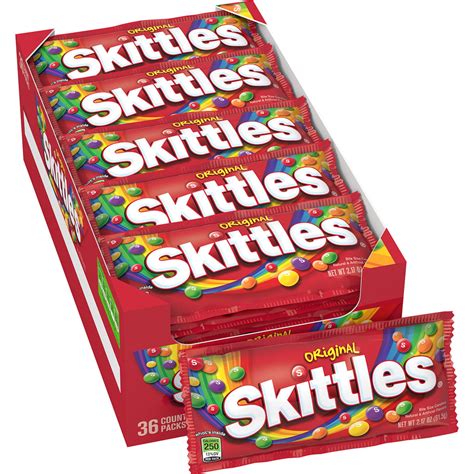 Skittles Original Candy Full Size Bulk Fundraiser 217oz 36pk
