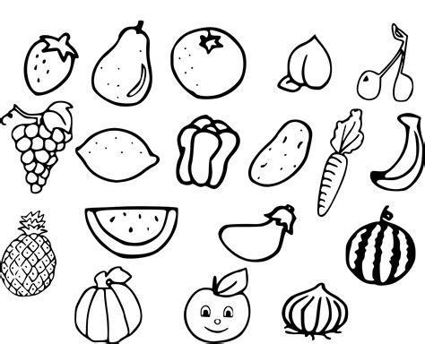 Fruit fruits dessin anime idee cadeau coque iphone 7 8. Coloriage Fruits et légumes à imprimer sur COLORIAGES .info