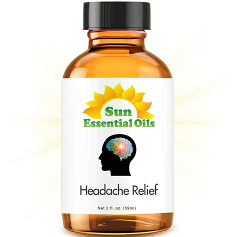 Headache Relief Blend Essential Oil Huge 2oz Bottle Bulk Headache Relief Blend Oil 2 Ounce