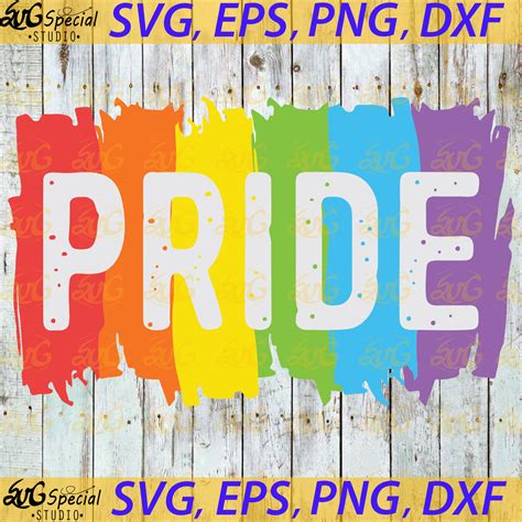 Pride Lgbt Rainbow Gay Lesbian Svg Cricut File Svgspecial