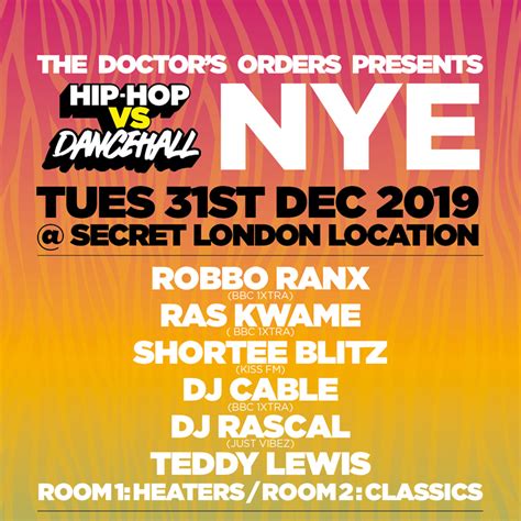 Hip Hop Vs Dancehall New Year S Eve Party London Fever