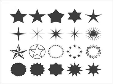 Stars Clip Art 30 Sets Of Free Vector Graphics For Holiday Designs