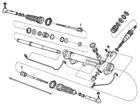 Toyota Rack And Pinion Exploded View
