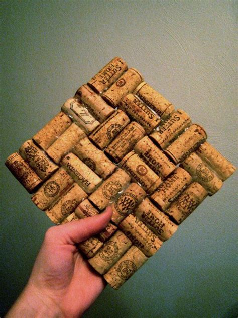 Best 12 Wine Cork Trivet How Bout People Sign These To Make A Trivet