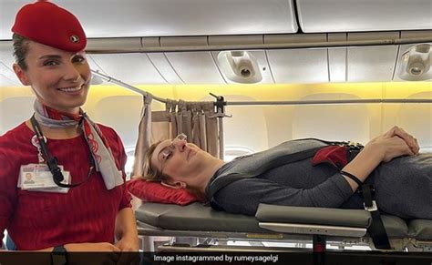 Rumeysa Gelgi Worlds Tallest Woman Flies On Plane For First Time