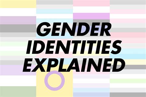 Gender Identities Explained Everything You Need To Know Rainbow And Co