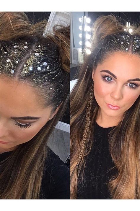20 photos that prove glitter roots is the official hairstyle of festival season