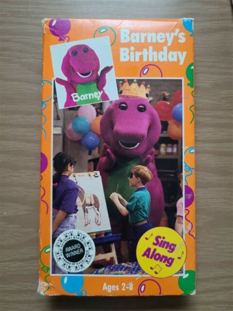 Barney Barneys Birthday Vhs 1992 For Sale Online Ebay