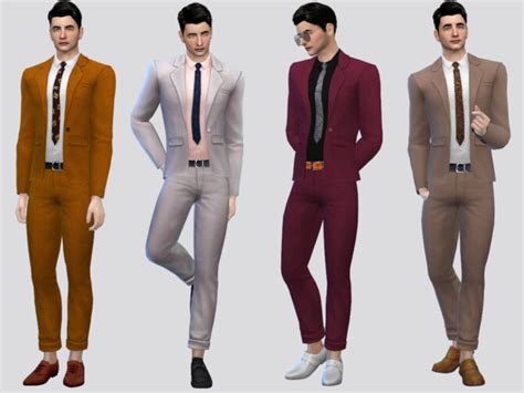 Fluria Formal Suit By Mclaynesims At Tsr Sims 4 Updates