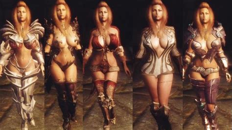 TERA Armors Collection for Skyrim Male and CHSBHC female 鎧アーマー