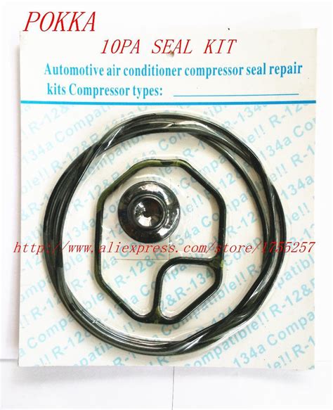 Free Shippingautomotive Air Conditioning Compressor Seal Kit For 10pa