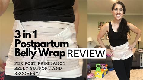 3 In 1 Postpartum Belly Wrap Review Youtube