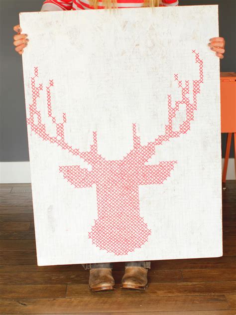 2,737 likes · 1 talking about this. Reindeer Cross-Stitch Pattern and Instructions | HGTV