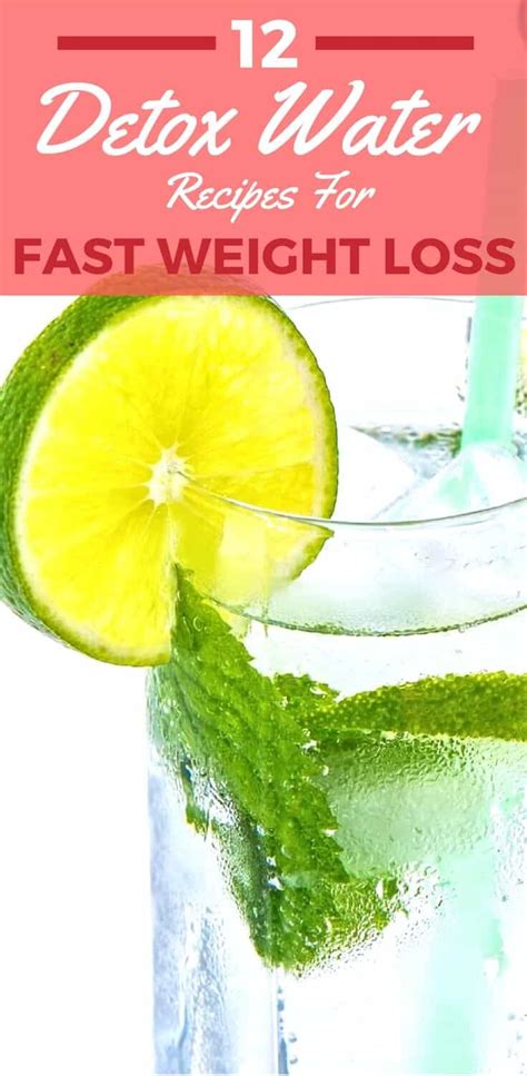 12 Detox Water Recipes For Weight Loss Spices And Greens Online Weight