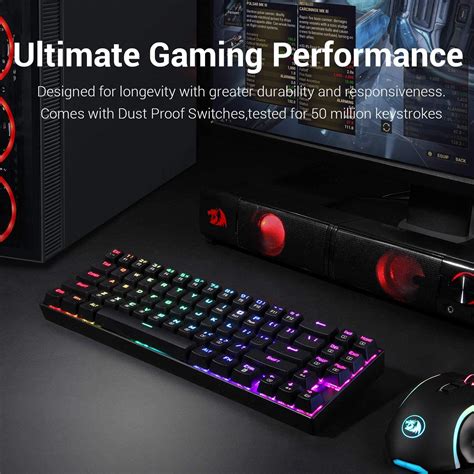 Buy Redragon Wireless Mechanical Gaming Keyboard 60 Compact 70 Key