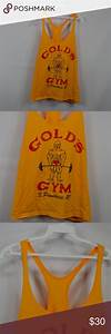 Vintage Golds Gym Mens Xl Tank Top Spell Out Shirt Golds Gym Shirts