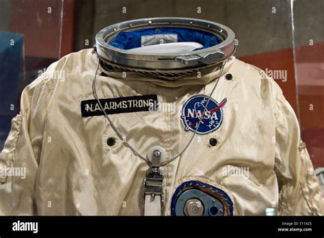 The Spacesuit Worn On Gemini 8 By Astronaut Neil Armstrong The First