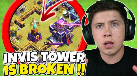 Invis Tower Glitch Defense Is Stuck Clash Of Clans Youtube