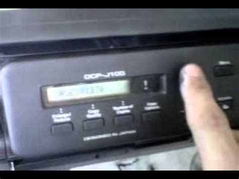 To ensure that no other. Brother Printer J100 Reset Purge Counter Atau Unable to Clean 46 - YouTube