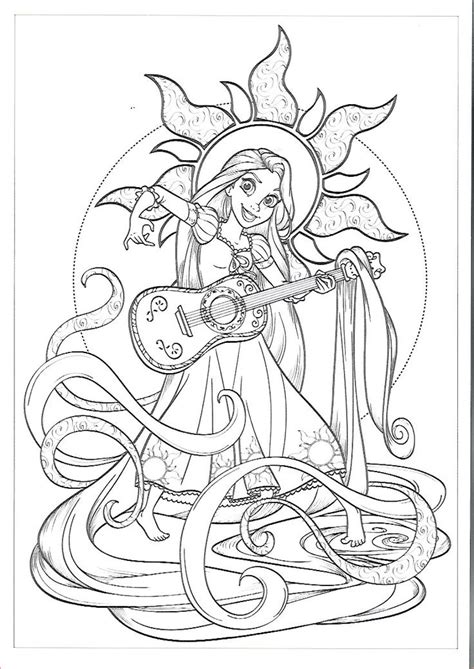11 Grand Coloriage Disney Princesse Raiponce Image  COLORIAGE