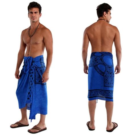 sarong for men 1 world sarongs mens bamboo sarong in black lavalava toga ebay