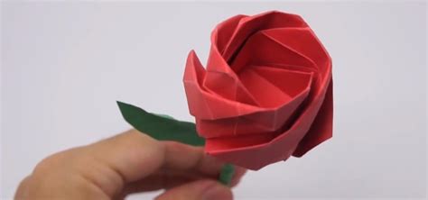 How To Fold A Lifelike Origami Rose For Valentines Day Origami