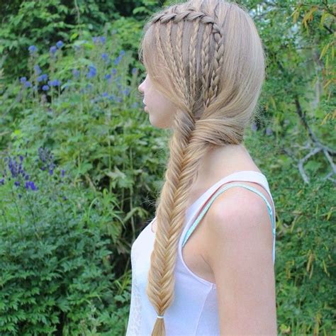 Mia And Linda On Instagram Waterfall Braid With The Pieces Braided Into