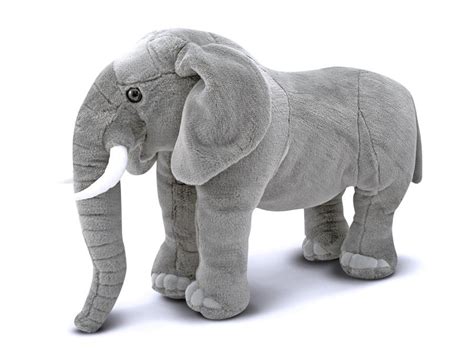 Stuffed animals become companions, the faithful friend who's always there. Melissa & Doug Giant Elephant - Lifelike Stuffed Animal (over 1 meter long): Amazon.co.uk: Toys ...