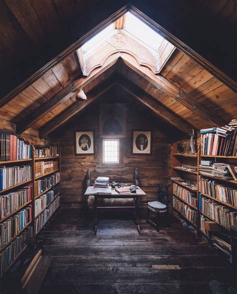 Attic Library Cabin