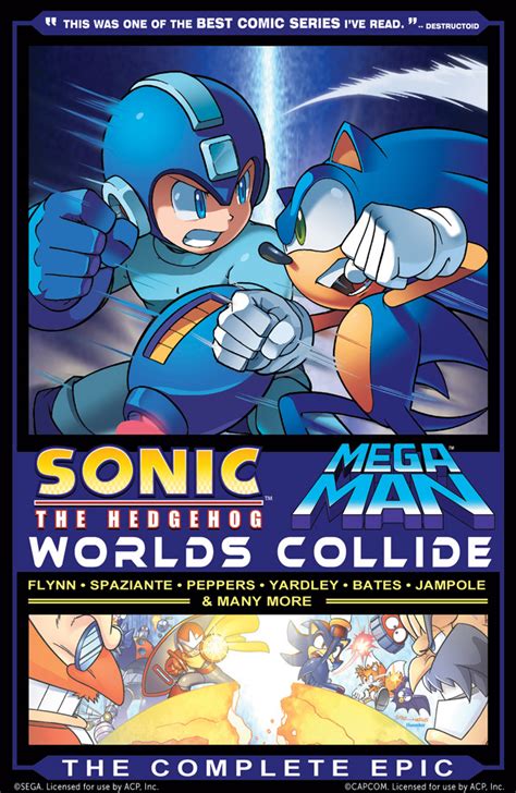 Feb150982 Sonic Mega Man Worlds Collide Complete Epic Tp Px Ed