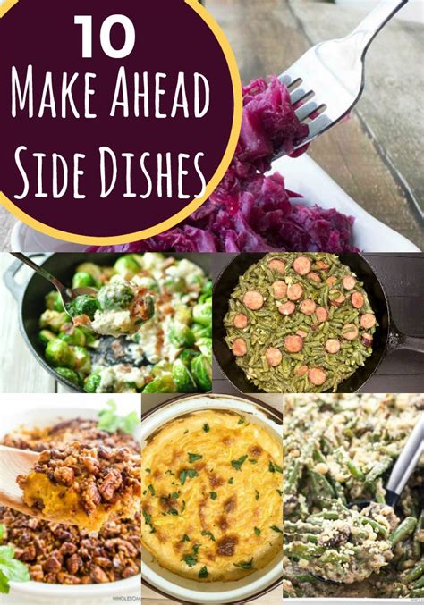 Tiny brussels sprouts, red and green cabbage, celery, leeks and root vegetables, any left over can be used in brussels bubble and squeak. 10 Make Ahead Christmas Side Dishes - Seeing Dandy