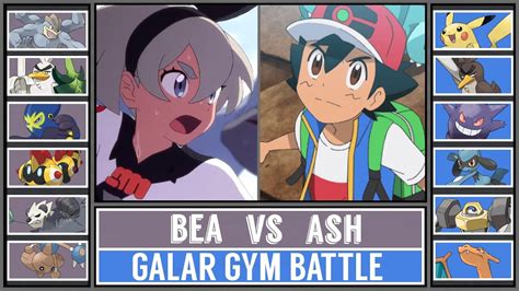 Galar Gym Battle ASH vs BEA Pokémon Sword Shield YouTube