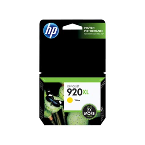 Correct prices and promotions are validated at the time your order is placed. HP 920XL Officejet 6500 Yellow High Yield ink cartridge ...