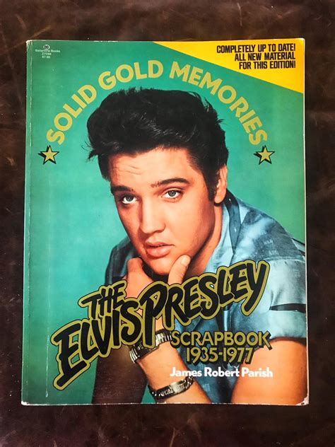 The Elvis Presley Scrapbook 1935 1977 Solid Gold Memories Etsy