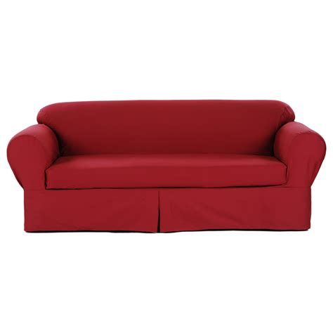 Slipcovers come in a wide array of different colors and styles, making the process of updating the vibe of a room simple! Classic Slipcovers Classic Two-piece Twill Sofa Slipcover ...