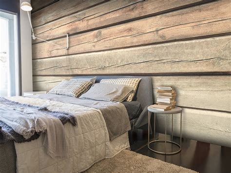 Wood Effect Wallpaper Bedroom 1000x751 Download Hd Wallpaper
