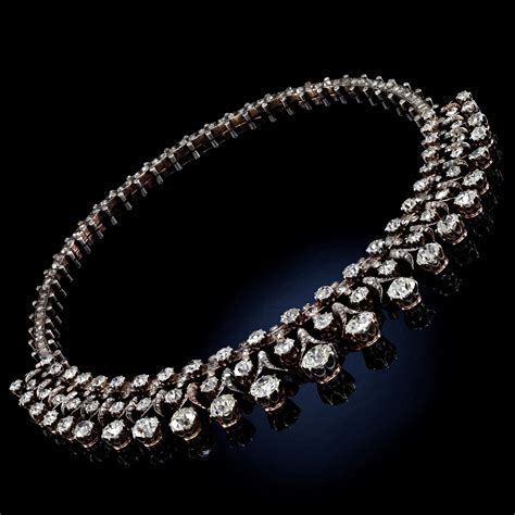 A Diamond Tiara And Necklace 1880s Sothebys