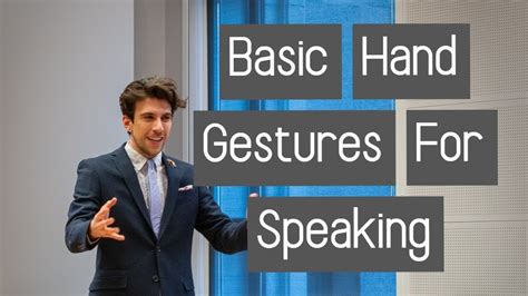 Hand Gestures While Speaking Communicating Science Youtube