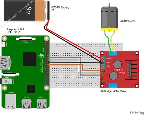 Interfacing Dc Motor And Control With Raspberry Pi