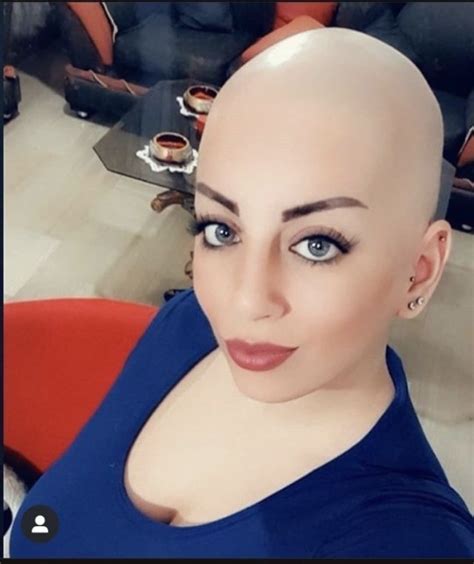 untitled in 2023 bald head women bald girl buzzcut girl