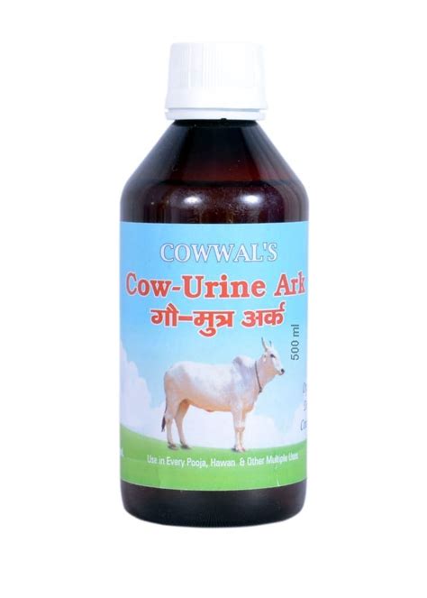 500 Ml Pure Organic Indian Cow Urine Ark Gaumutra Distilled Cow Urine