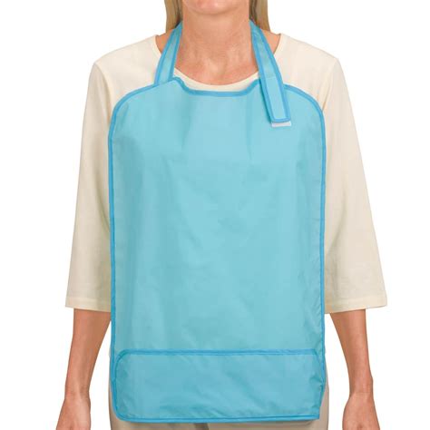 Washable And Waterproof Adult Bibs With Pocket Easy Comforts