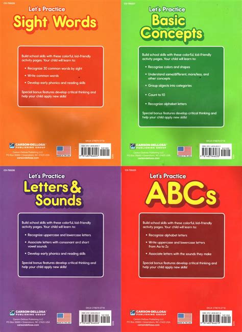 Lets Practice Abcs Letters And Sounds Basic Concepts Sight Words