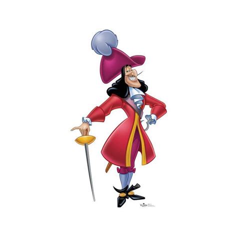 Captain Hook - Peter Pan Disney Villain Lifesize Standup Cardboard ...