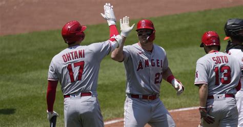 Shohei Ohtani And Mike Trout Homer In Angels Win Over Orioles Los