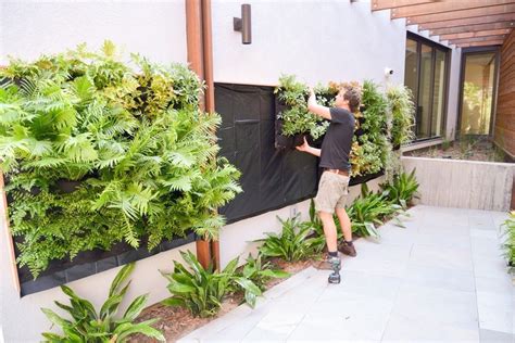 Florafelt Pocket Panel Living Wall System In Vertical Vegetable Garden Vertical