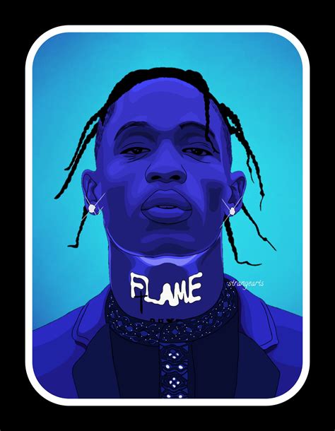 Travis Scott Vector Art Monkey Illustrations Movie Posters Quick